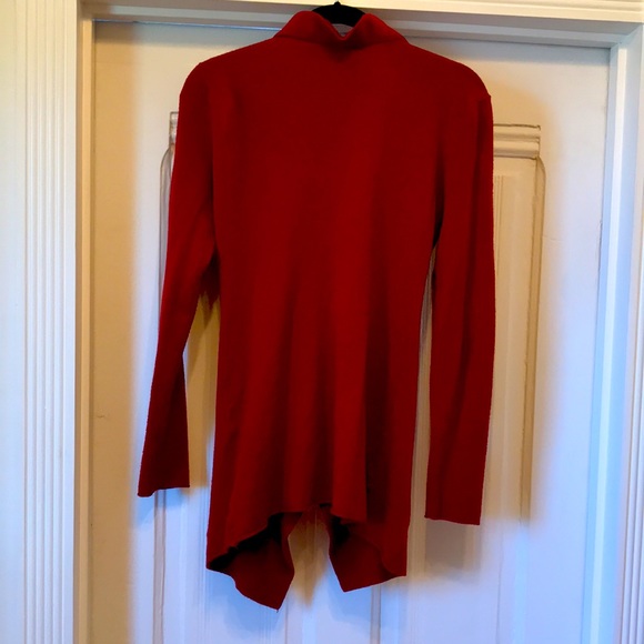 OLIVIA M Ruffled Front Cardigan - Picture 2 of 2